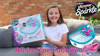 CRA Z ART SHIMMER AND SPARKLE 6 IN 1 MASSAGING FOOT SPA