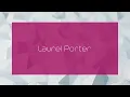 Laurel Porter - appearance