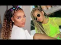 GUHH Star Angela Simmons Breaks The Internet in Pink Blue Bikinis See the Stunning Photos