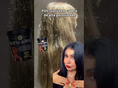 Cabelo ressecado nunca mais . Adeus pontas ralas