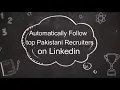 Automating LinkedIn How to Automaticaly Follow Top Recruiters using Python