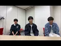 名脇役(Sexy Zone)/佐野晶哉(Aぇ!group)北川拓実(少年忍者)中村浩大(SpeciaL)