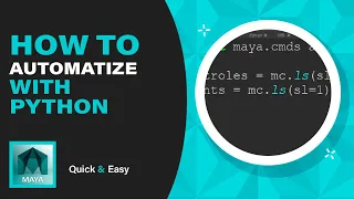 How to automatize processes in Maya Python