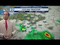 A few showers or storms still possible Sunday evening