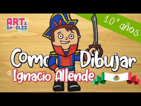 Download MP3 Como dibujar a Ignacio Allende paso a paso - dibujos para niños personajes de la historia de México