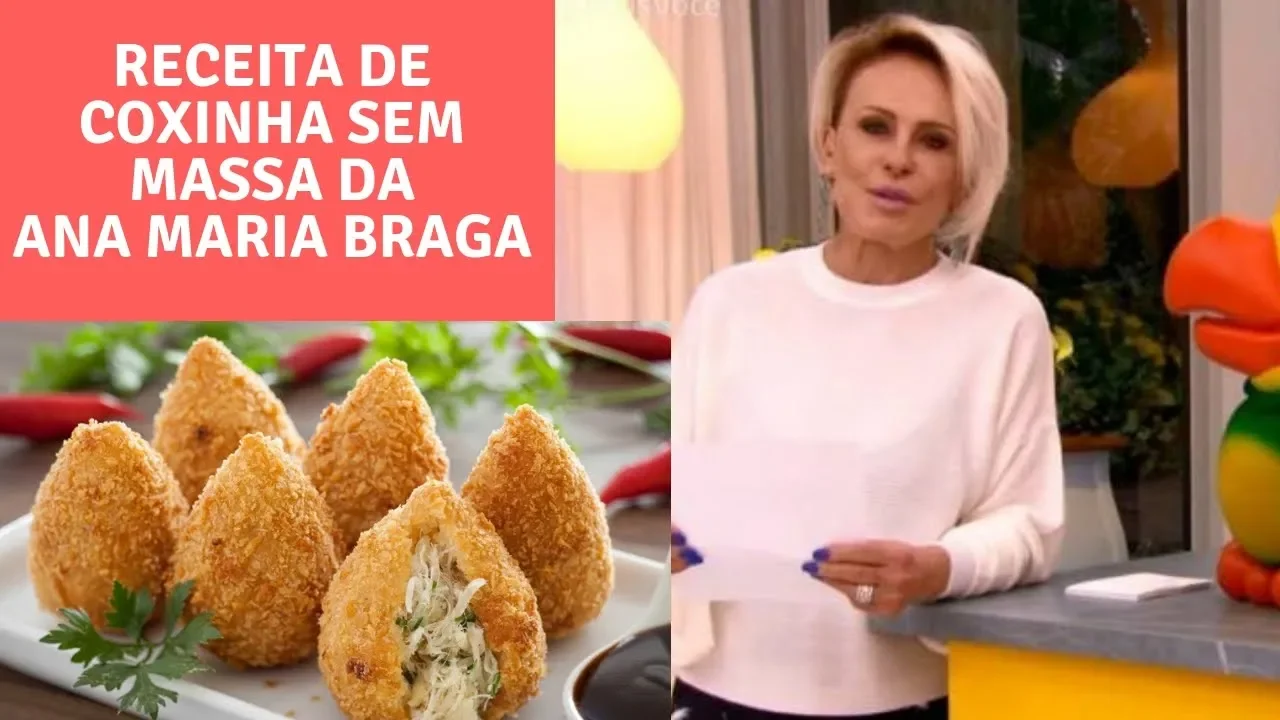 COMO FAZER COXINHA COXINHA SEM MASSA RECEITA DA ANA MARIA BRAGA