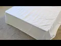 Utopia Quadruple Pleated Ruffle 16 Inch Tailored Drop Bed Skirt