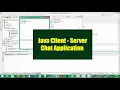 Java Client - Server GUI Chat Application Using TCP Socket Programming