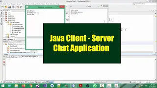 Java Client - Server GUI Chat Application Using TCP Socket Programming