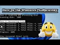 How to Use Windows File Recovery