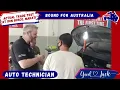 ACTUAL TRADE TEST - AUTO TECHNICIAN BOUND FOR AUSTRALIA