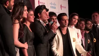dilwale trailer launch kajol shah rukh khan varun dhawan kriti sanon a rohit shett
