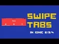 How To Make Swipeable Tabs In Ionic 2 3 4 easy