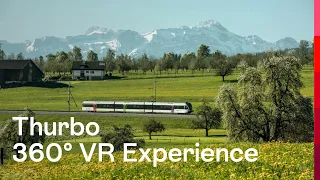 Thurbo Lake Line in 360° VR | Grand Train Tour of Switzerland