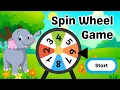 Number Spin Wheel Game Learn Numbers 1 to 10 for Kids