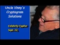 Cryptogram Solution Sept 22 2018 Uncle Vinnys