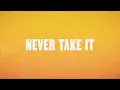 Download Lagu Twenty One Pilots - Never Take It (Lyric Video)