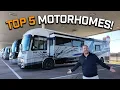2026 TOP 5 Class A Motorhome AWARDS