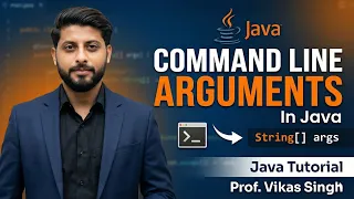 Command Line Arguments In Java Java Tutorial By Vikas Singh In Hindi