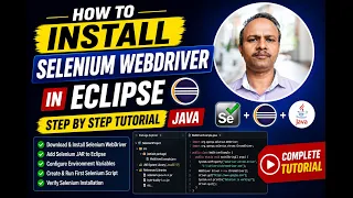 How to Install Selenium WebDriver in Eclipse Step by Step Tutorial Java