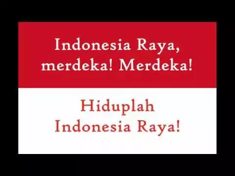 Download MP3 National Anthems: Indonesia - Indonesia Raya + Lyrics + translations in subtitles