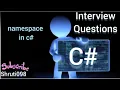 namespace in C shruti098