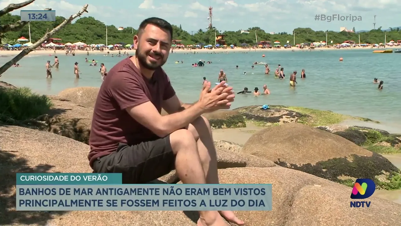 Banhos de mar antigamente não eram bem vistos principalmente se fossem feitos a luz do dia