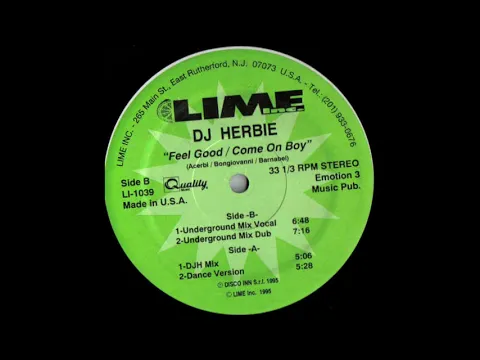 Download MP3 Come On Boy (Underground Mix Dub) / DJ Herbie ‎/ LI-1039 [1995]