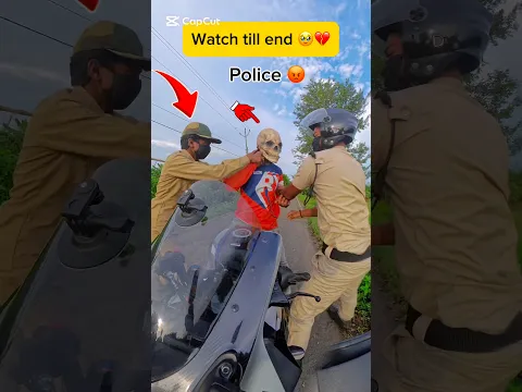 Police prank 🥹💔#police #bikelover #shorts #rider