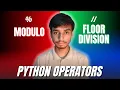 Modulo Floor Division Operators In Python