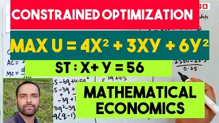 Constrained Optimisation using Lagrange s Multiplier