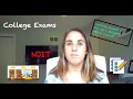 Exams at college NJIT Everything you need to know how I study online exams Vlog