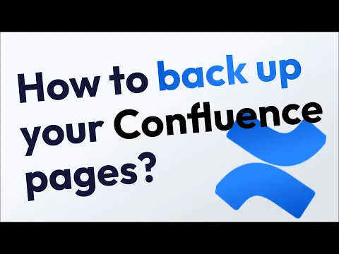 watch ProBackup for Confluence video