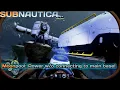 Moonpool can be powered with out connecting to base no solar panel Subnautica