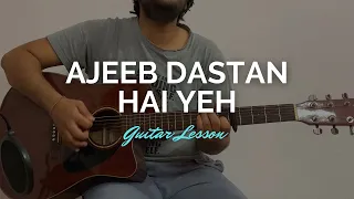 Download Ajeeb Dastan Hai Yeh guitar Tutorial | Lata Mangeshkar Special | Guitar Chords | Lesson | Pickachord MP3