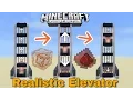 4 How To Make Realistic Elevator In MCPE Redstone Command Minecraft Pe