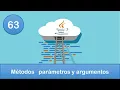 63 Programacion en Java POO Metodos - parametros y argumentos
