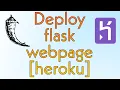 Deploy First Flask App on Heroku ML model deployed step by step Application crashed