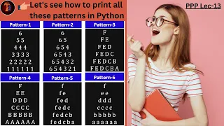 Pattern Programs in Hindi by Er Rajesh Sir Lec-13 Tricky Solution