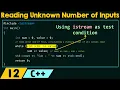 Reading an Unknown Number of Inputs in C