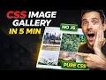 Responsive Photo Gallery with Pure CSS Grid - 5 Minute Build
