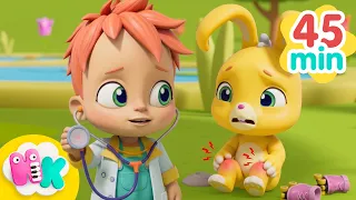 The Boo Boo Song 😣🏥 Learn to Be Brave! | Kids Songs & Nursery Rhymes | HeyKids