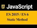 Static Method in JavaScript Hindi