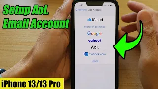 iPhone Pro How to Setup Aol Email Account