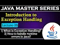 Introduction to Exception Handling in Java How to handle runtime error in Java Tpoint Tech