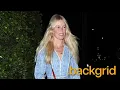 Claudia Schiffer looks stunning as she grabs dinner with her husband Matthew Vaughn in LA