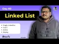 Singly Linked List Explained in Telugu Insert Delete Display in Python DSA Tutorial srkcodes