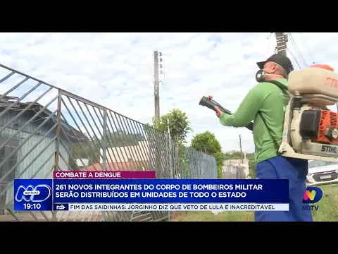 Reforço: Corpo de Bombeiros Militar e Defesa Civil unem forças contra a dengue em Santa Catarina