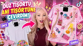 Evdeki Malzemelerle Düz Tshirtümü Anı Tshirtüne Çevirdim