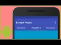 Tab Layout with Different Fragments - Android Studio Tutorial